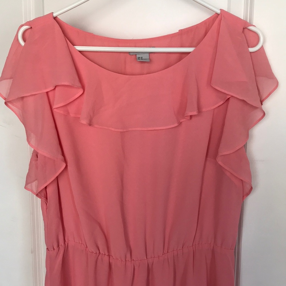 H&M pink flutter dress - Picture 2 of 5